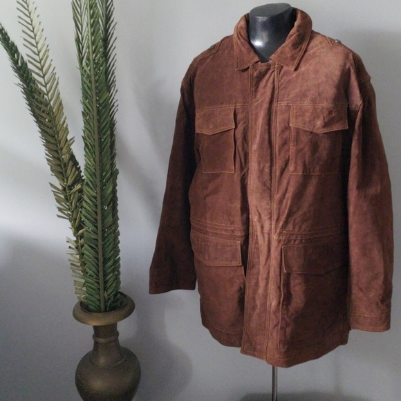 Wilsons Leather brown leather coat by M.Julian NWT - Picture 1 of 9